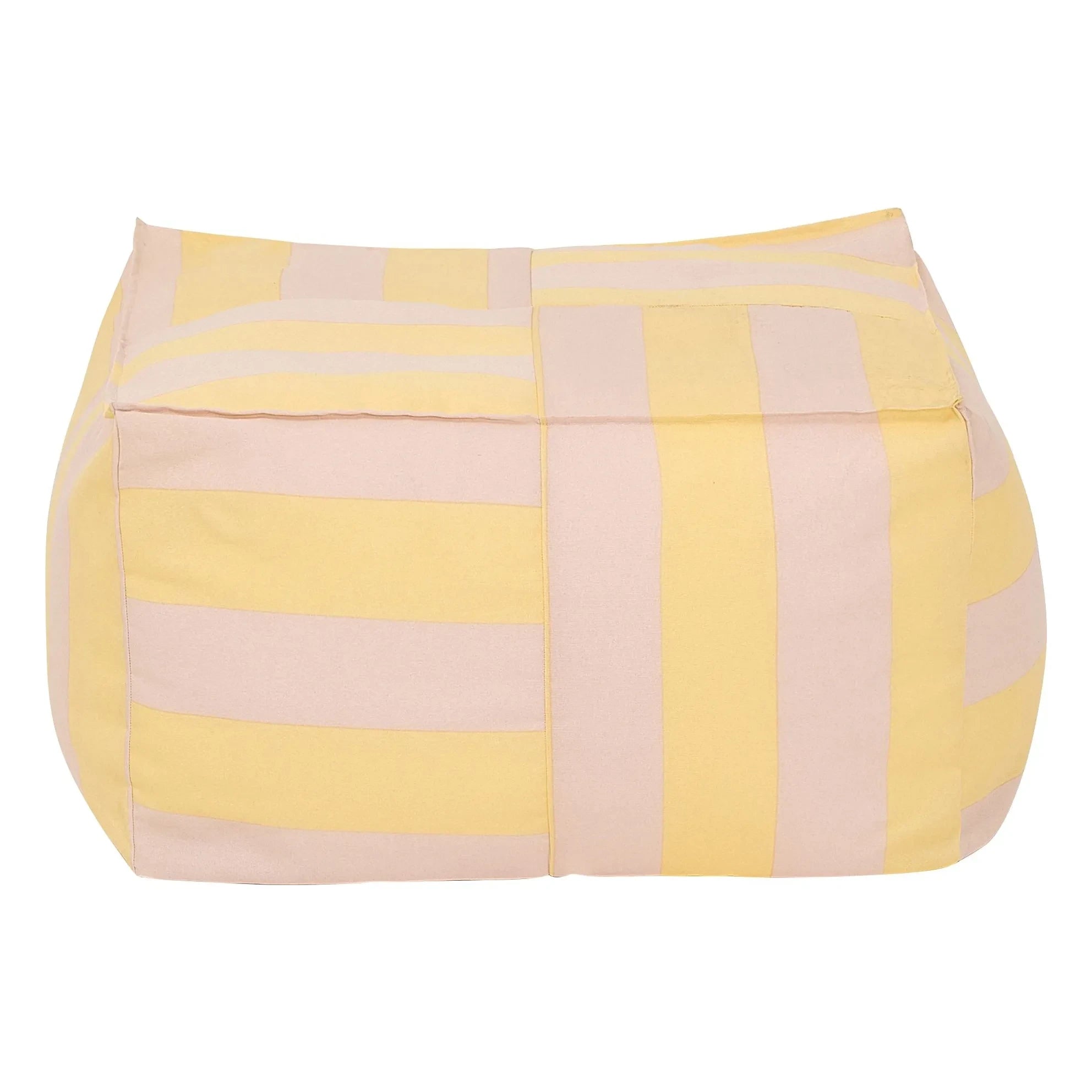 Nobodinoz - Outdoor Ottoman pouf Otto | Yellow