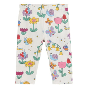 Stella McCartney Kids - Organik Pamuk Tayt | Fildişi
