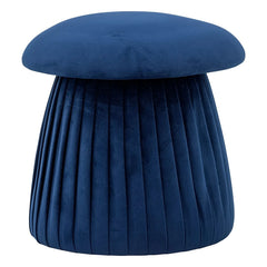 Bloomingville - Roberta geri dönüştürülmüş polyester puf | Mavi