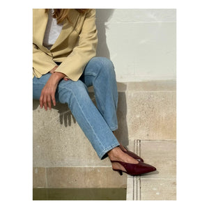 Lachoix - Slingback Topuklu Ayakkabı | Bordo