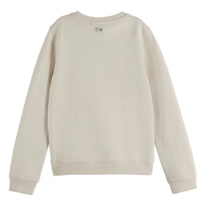 Scotch & Soda - Artwork Starry Skies Sweatshirt aus Bio-Baumwolle | Ecru