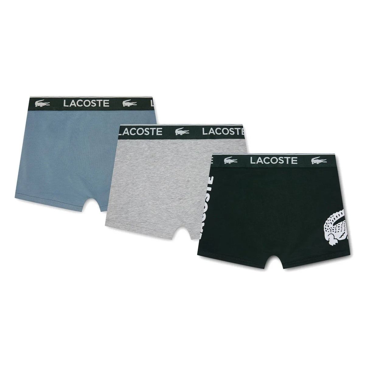 Lacoste - Logo Boxers 3-Pack | Grey