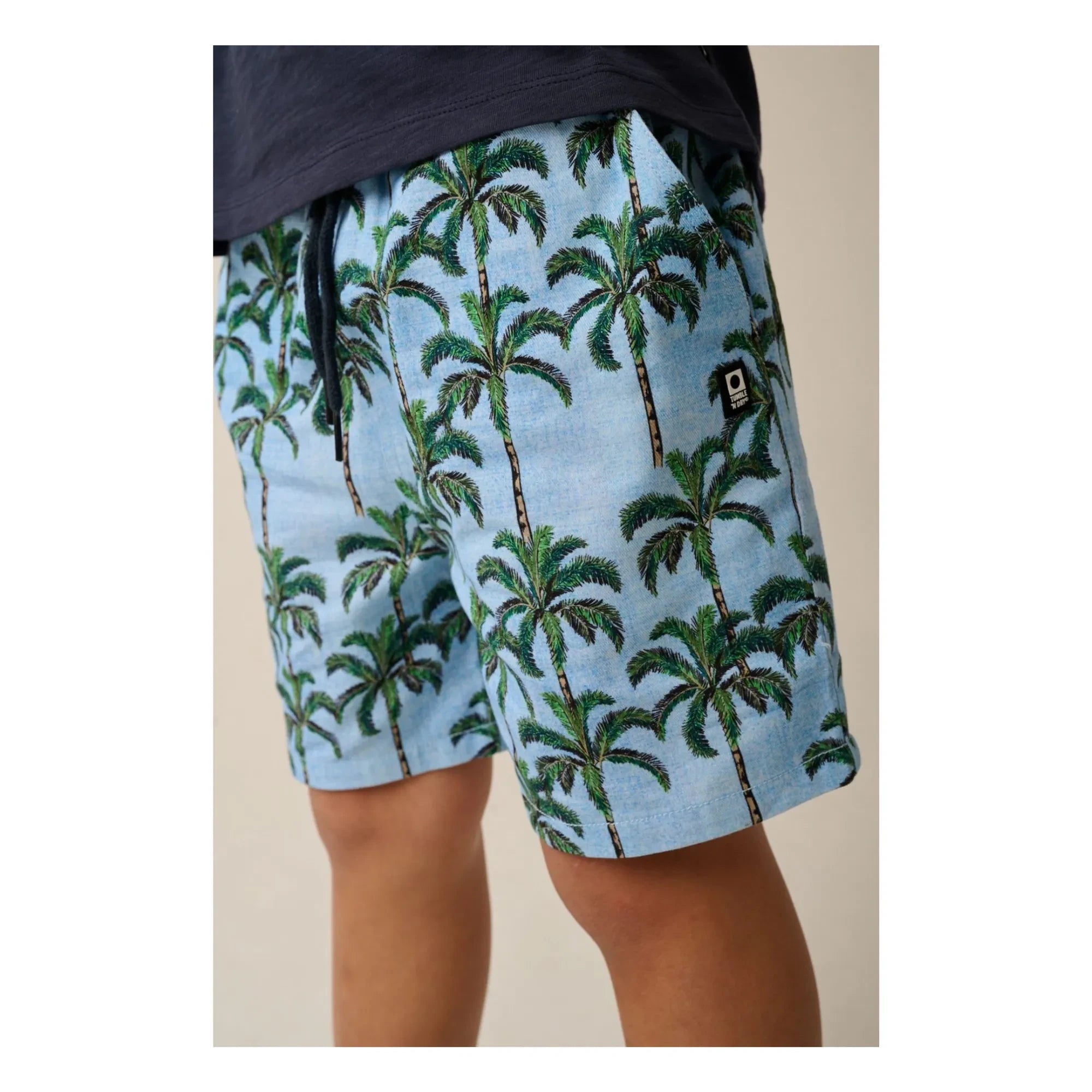 Tumble N'Dry - Melanesia Palm Shorts | Light blue