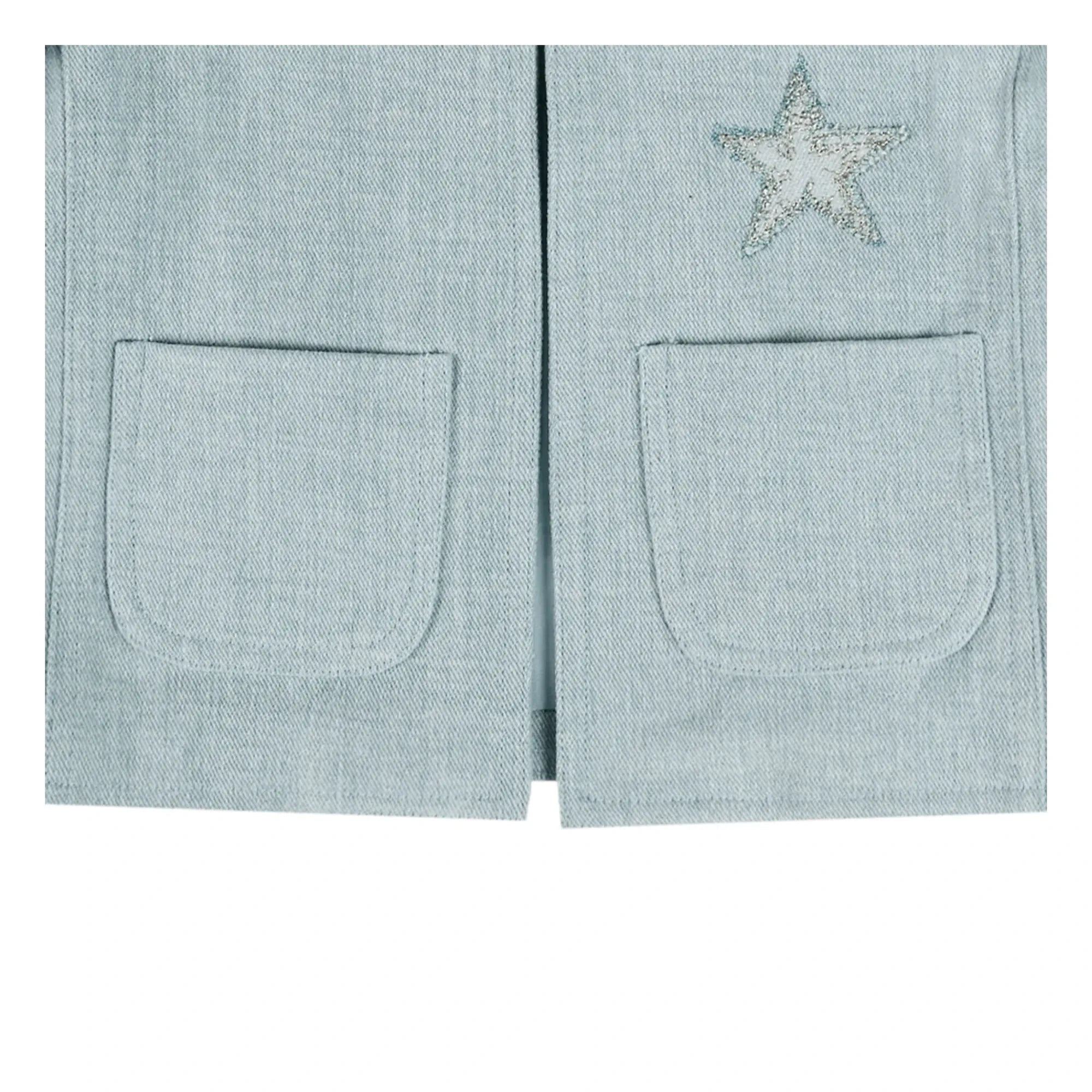 Donsje - Denim Chellèe Sterne Jacke | Hellblau