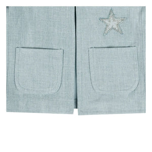 Donsje - Denim Chellèe Sterne Jacke | Hellblau