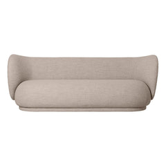 Ferm Living - Rico 3 kişilik bouclé döşemeli kanepe | Kum