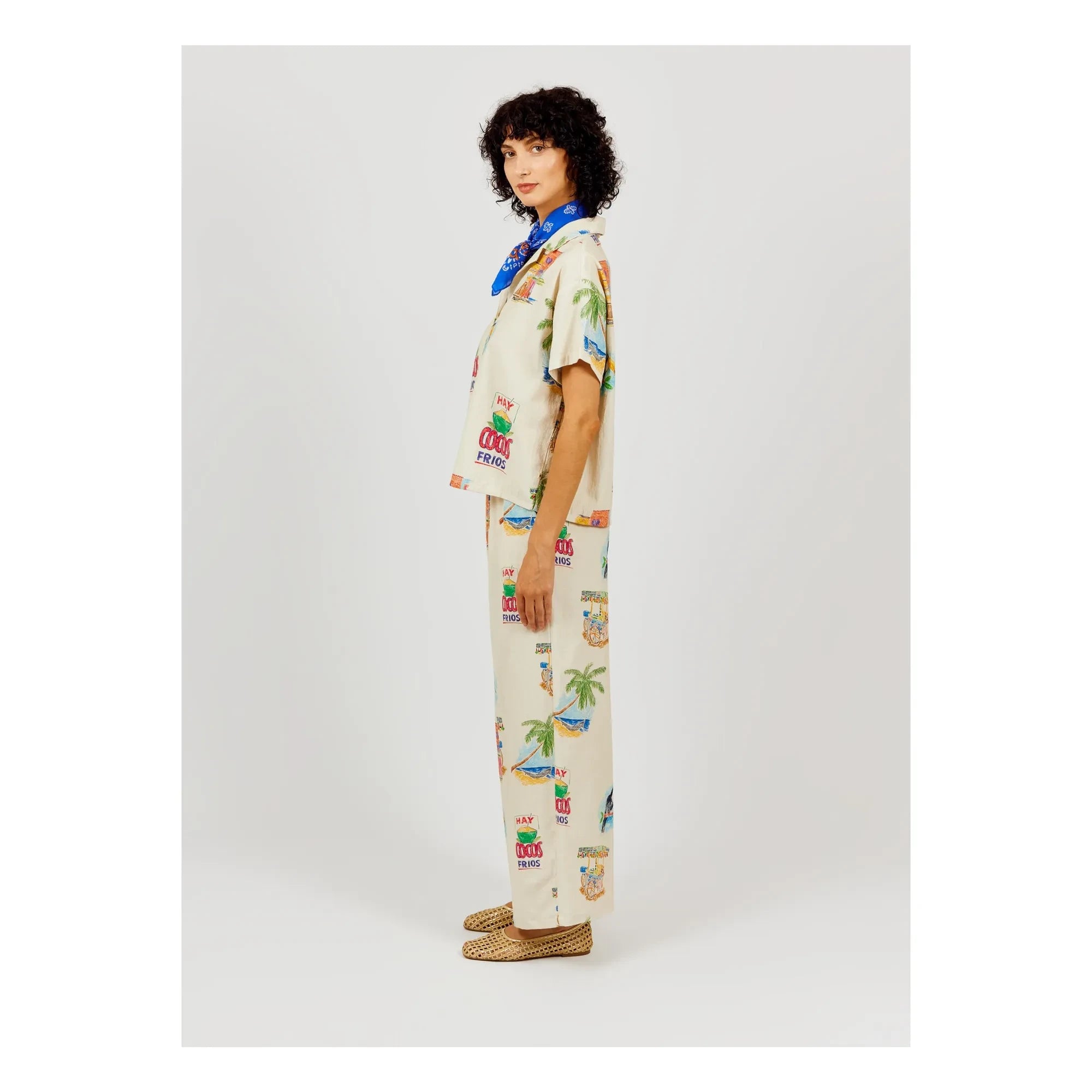 a.p - Cocos Baumwollhose | Creme