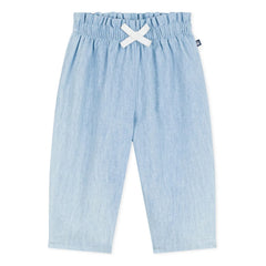 Petit Bateau - Chambray pantolon | Açık Mavi