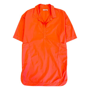Sunchild - Cadaques Oversize Hemdblusenkleid | Tangerine