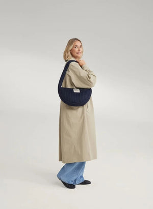 Studio Noos - Flannel shoulder bag | Navy