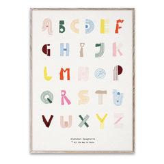 Mado - Alphabet Spagetti Poster