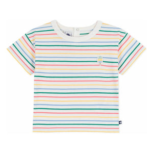 Petit Bateau - Çizgili Ice Tişört | Beyaz