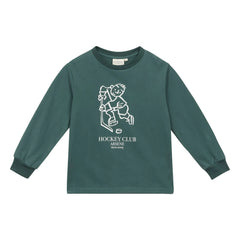 Arsène et Les Pipelettes – Gerd T-Shirt aus Bio-Baumwolle | Waldgrün