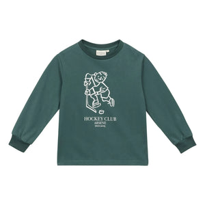 Arsène et Les Pipelettes – Gerd T-Shirt aus Bio-Baumwolle | Waldgrün