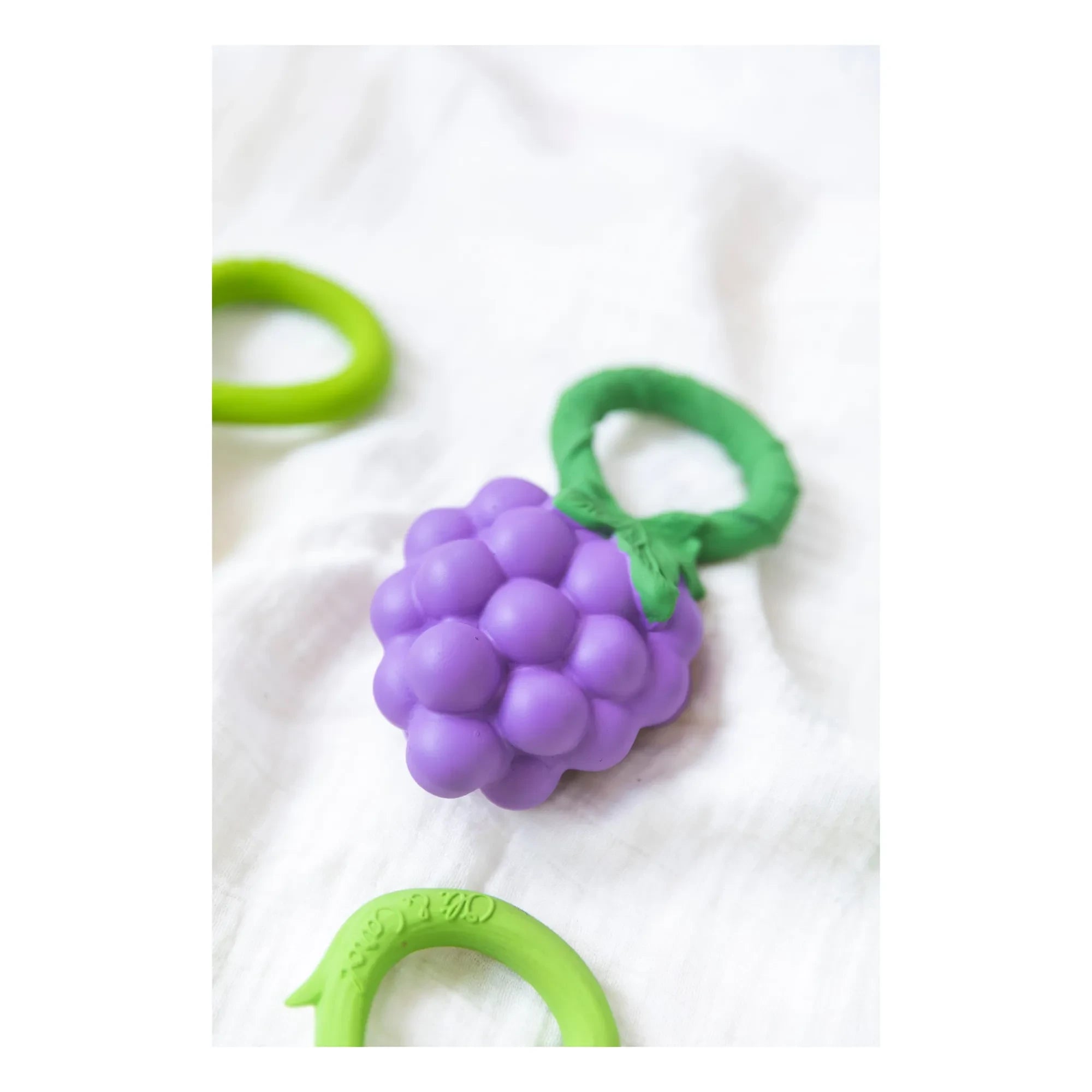 Oli & Carol - Grape Teething Rattle
