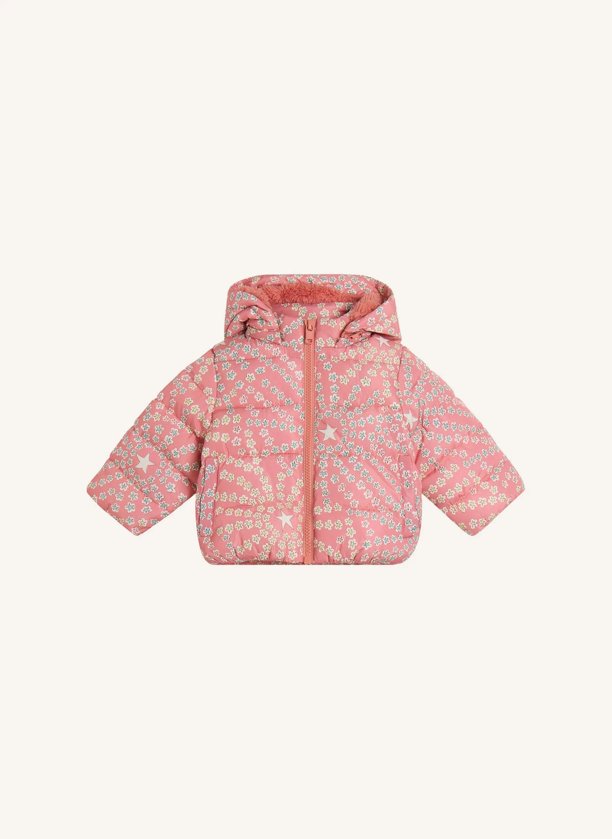 Stella McCartney Kids - Yıldızlı Şişme Mont | Pembe