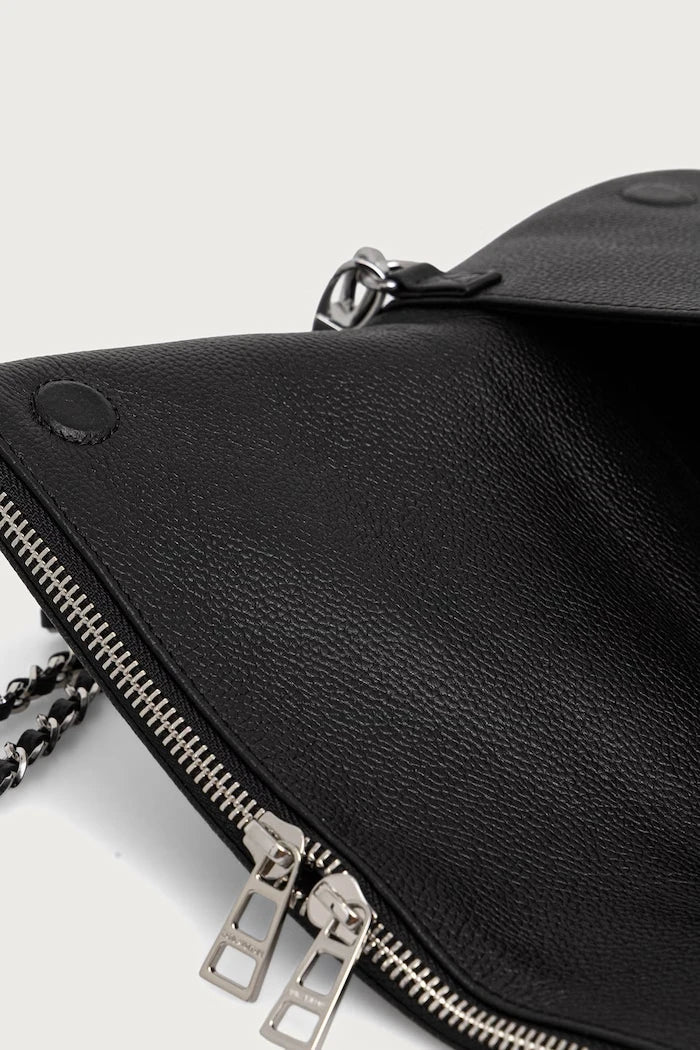 Deri kadın clutch