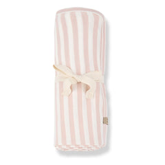 1+ in the family - Gestreifte Betta-Decke | Beige Rosa