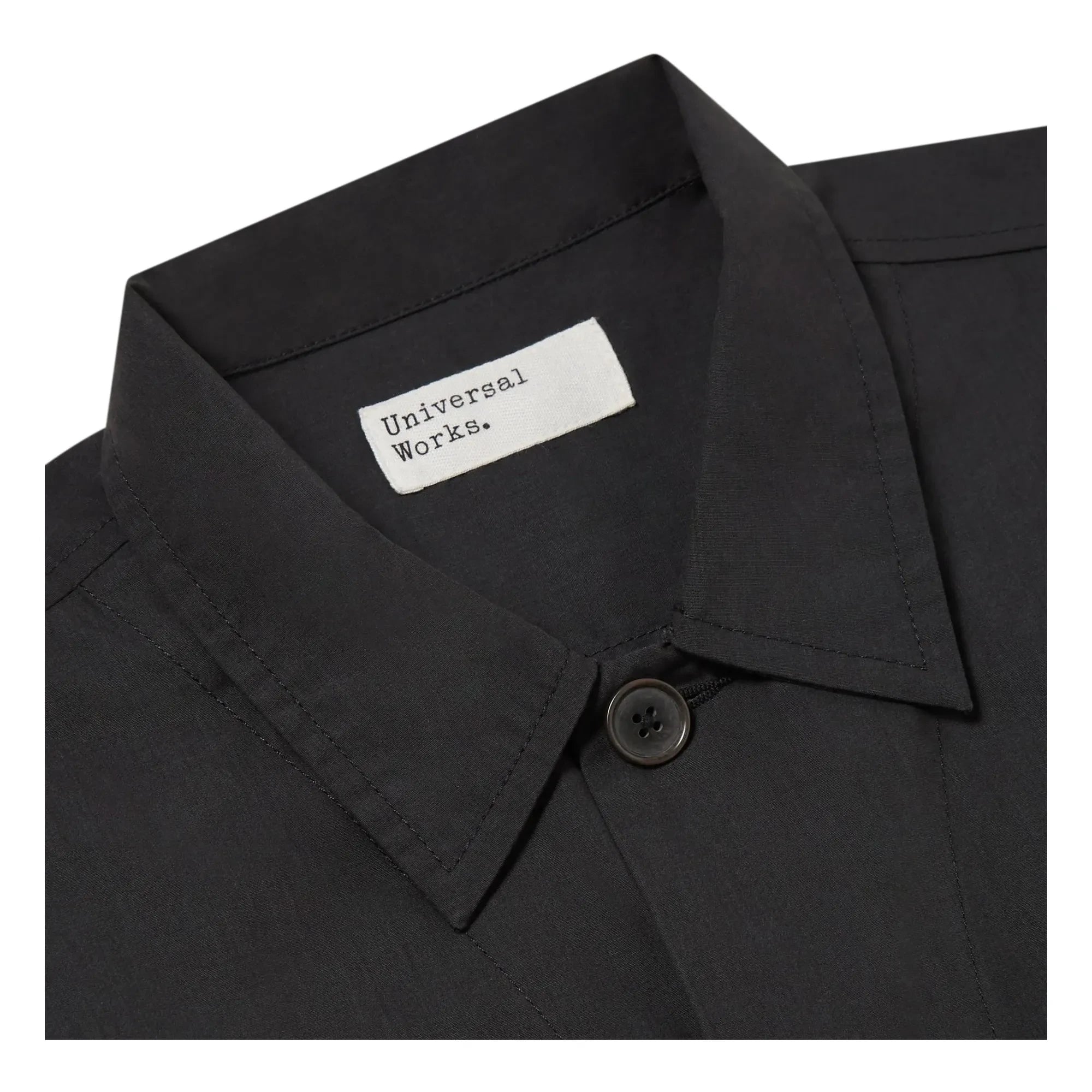 Universal Works - Geri Dönüştürülmüş Elyaf Tech Overshirt | Siyah