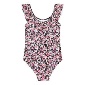 Tumble N'Dry - Teresina Floral Ruffle Swimsuit Recycled Fibres | Pink