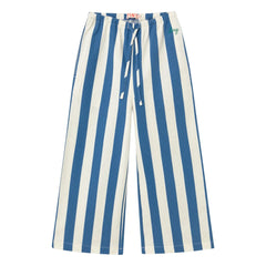 Tinycottons - Blaue Gestreifte Hose | Blau