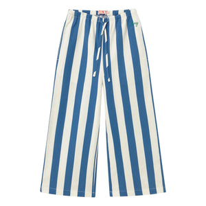 Tinycottons - Blaue Gestreifte Hose | Blau