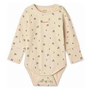 Liewood - 2-pack Yanni Peach Organic Cotton Bodysuit | Ecru