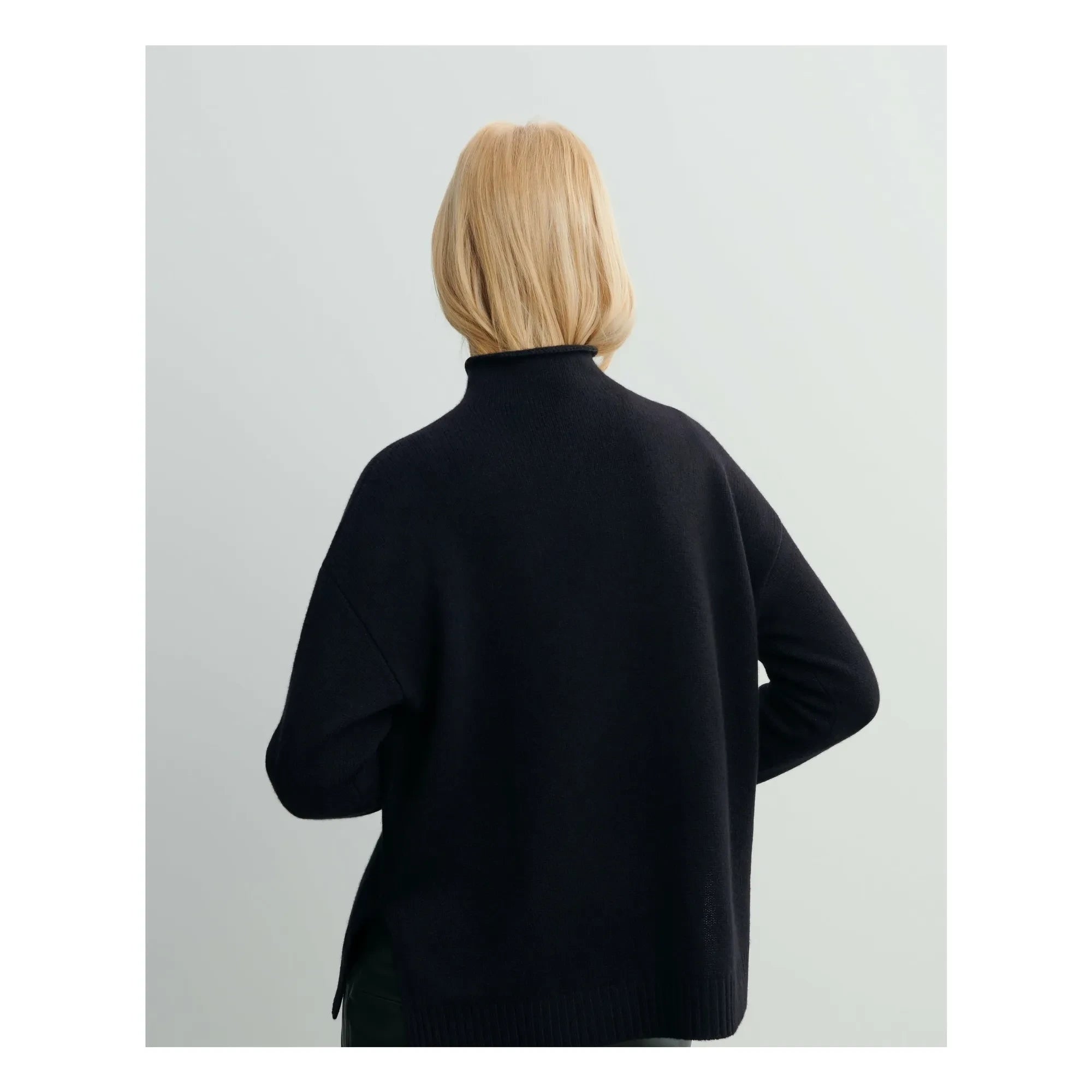 Bompard – Kaschmir-Rollkragenpullover | Schwarz