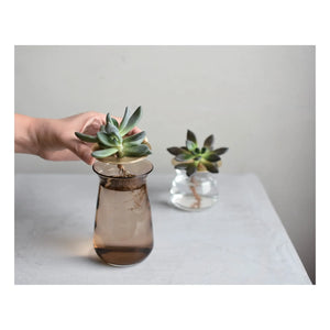 Kinto - Luna Cam Vase | Braun