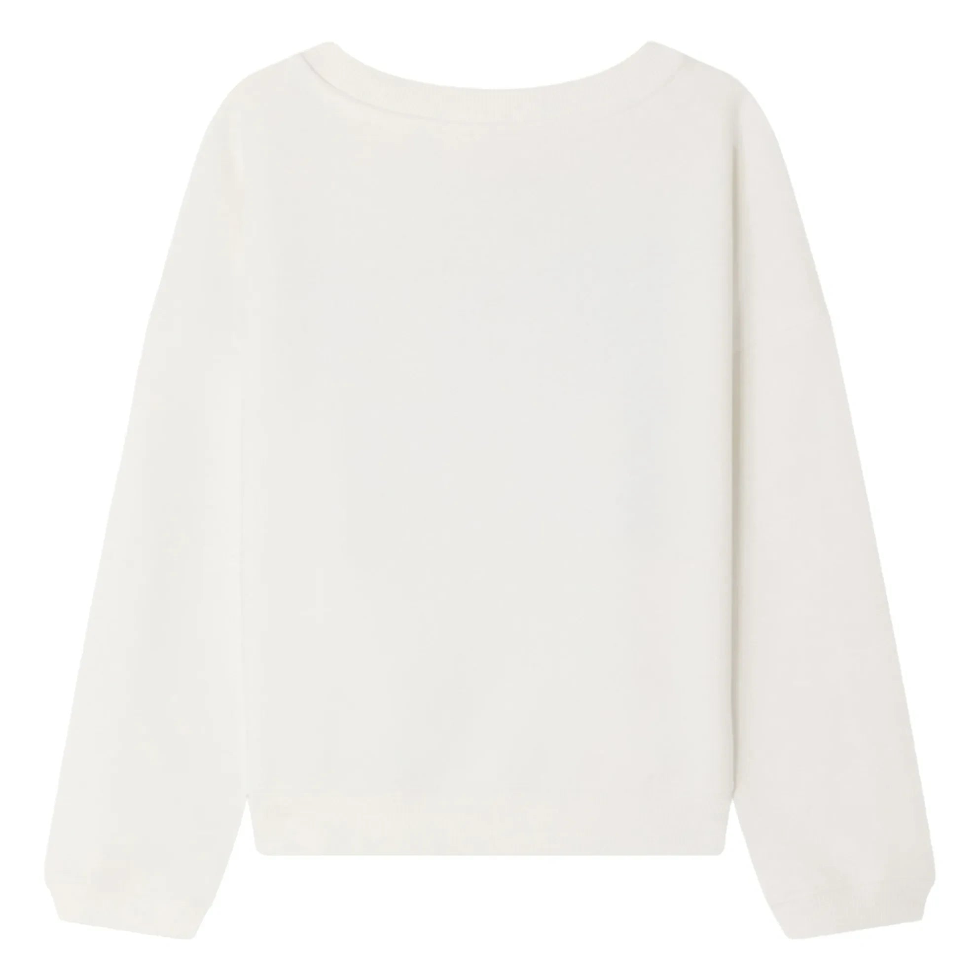 Bonpoint – Bio-Baumwoll-Sweatshirt Gena Cherry | Weiß