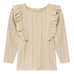 Fliink - Gabby Pullover aus Bio-Baumwolle | Ecru