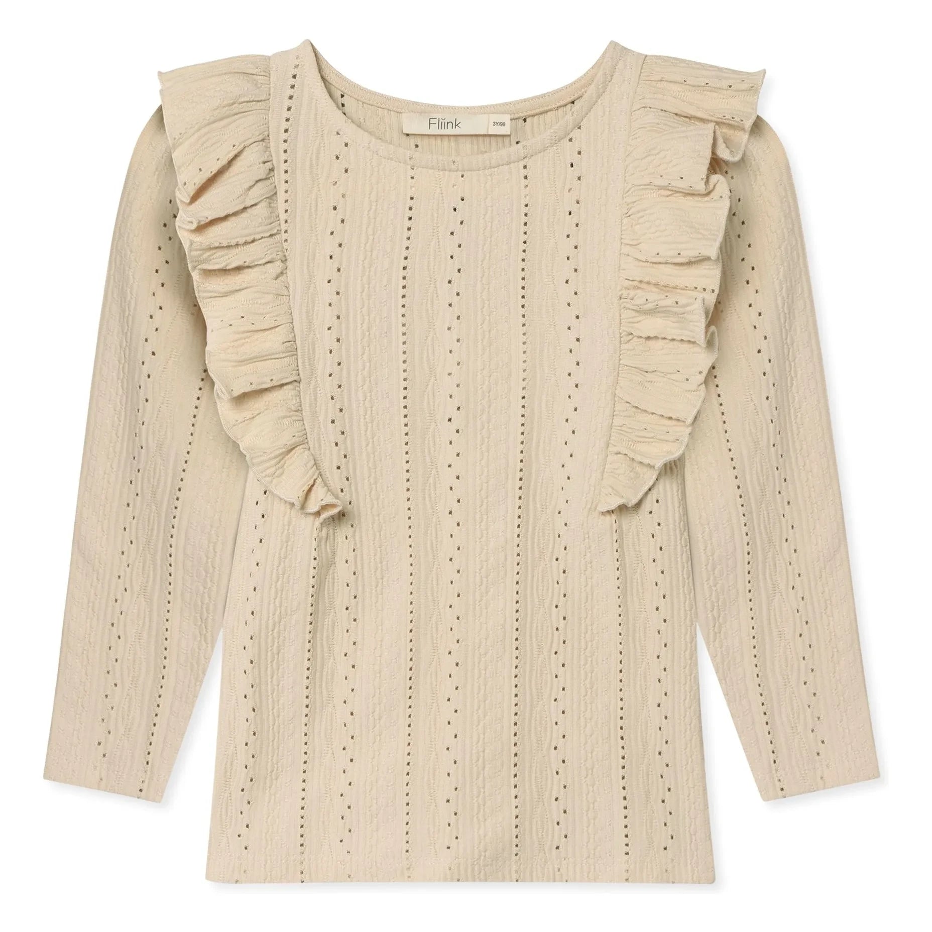 Fliink - Gabby Pullover aus Bio-Baumwolle | Ecru