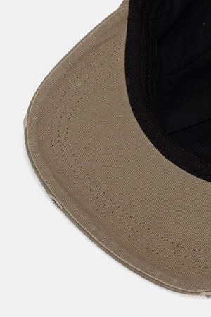 AllSaints ayarlanabilir genişlikli, çıtçıtlı erkek pamuk şapka