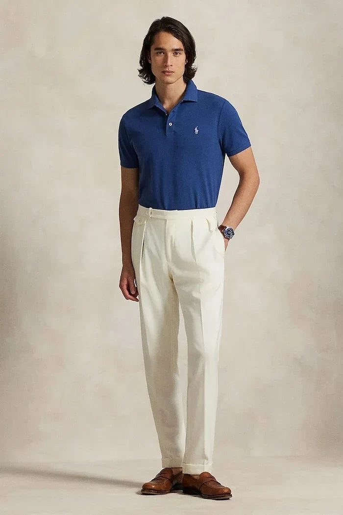 Polo Ralph Lauren erkek pamuk elastan yakalı tişört