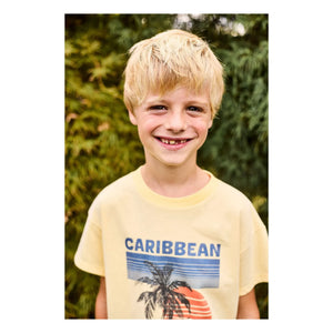 Arsène et Les Pipelettes - Caribbean Organik pamuklu T-shirt | Sarı