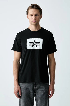 Alpha Industries Erkek Pamuk Tişört Washed Out