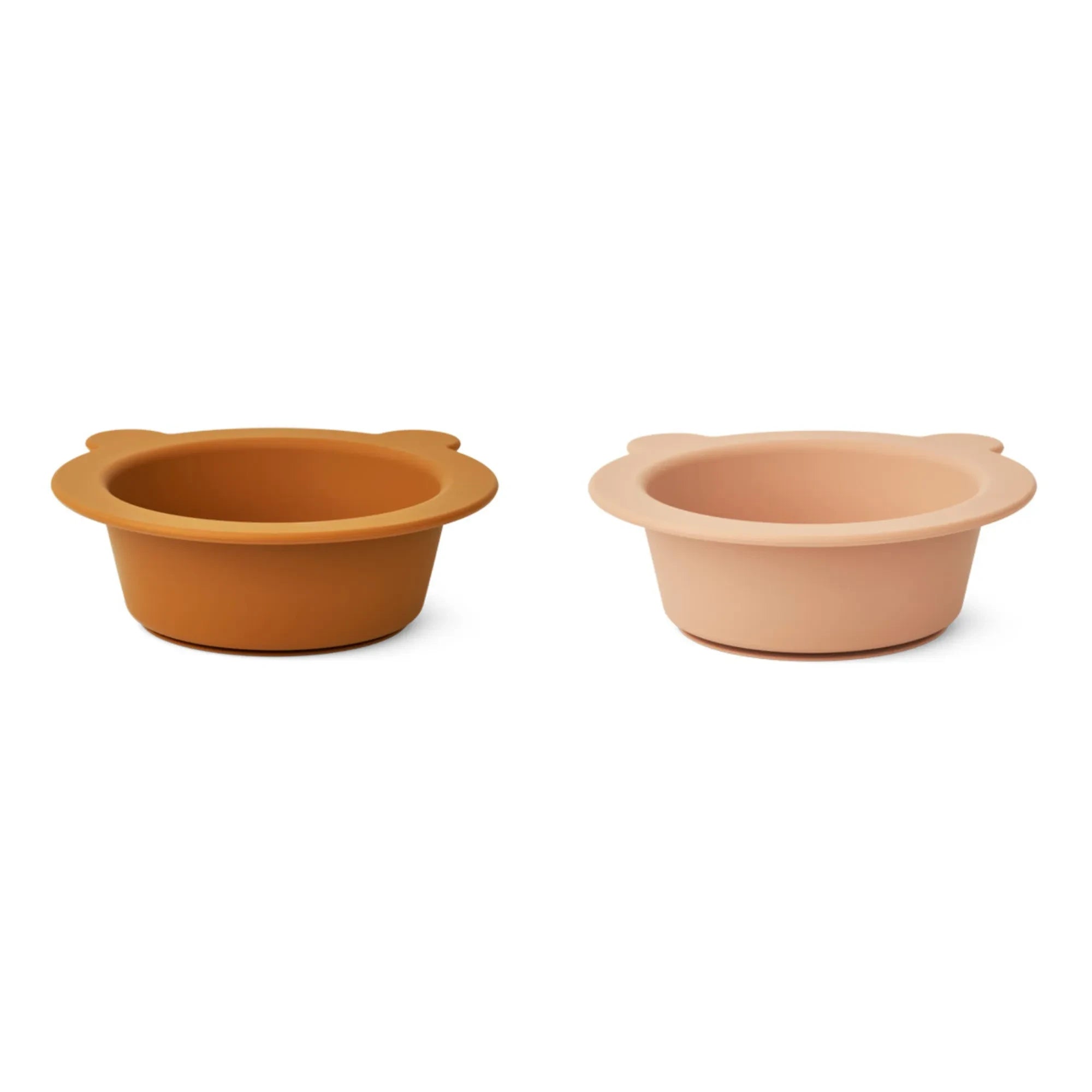 Liewood - Şakayık Silikon Kaymaz Kaseler - 2'li Set | Pembe