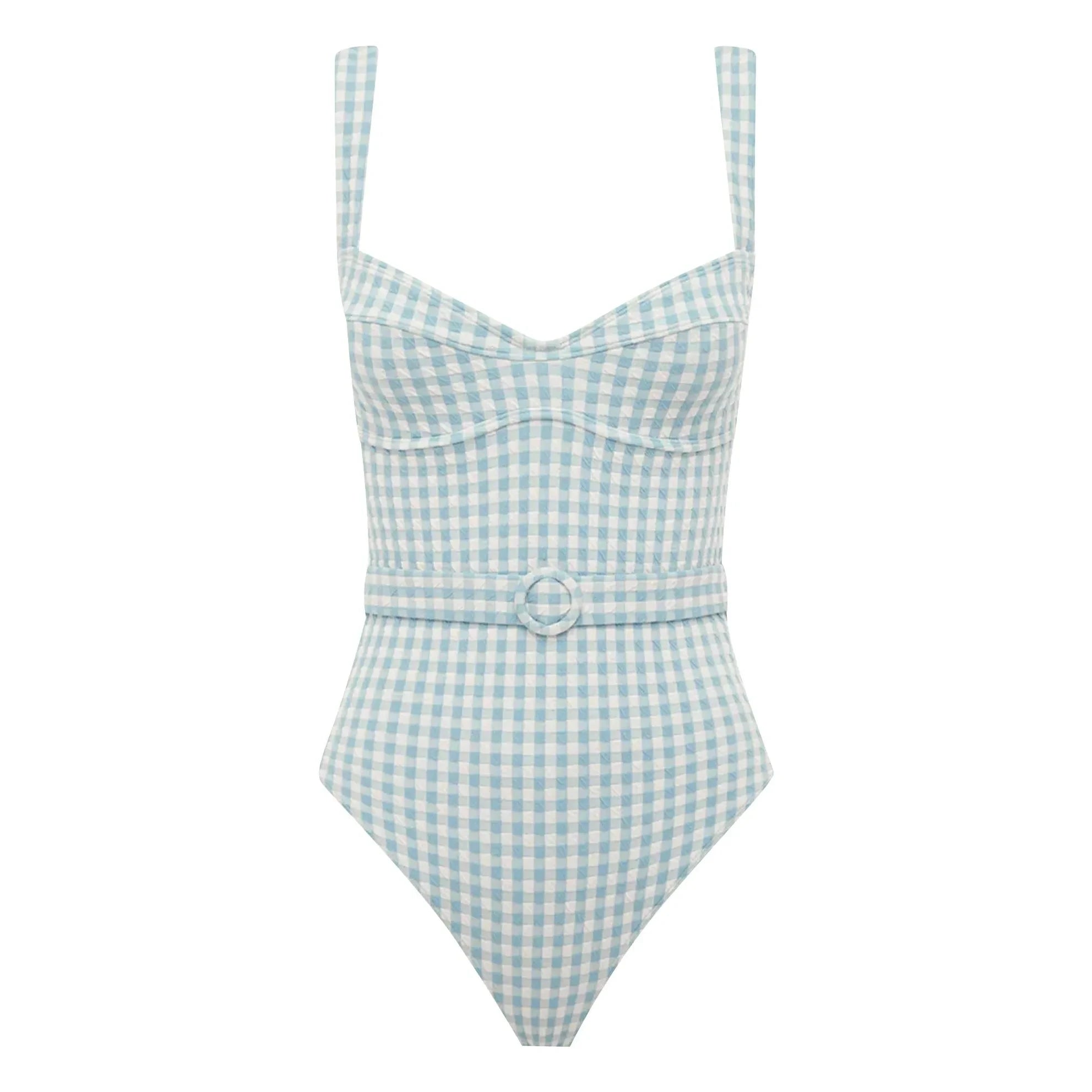 Peony - Vichy Forever One Piece Swimsuit | Blue