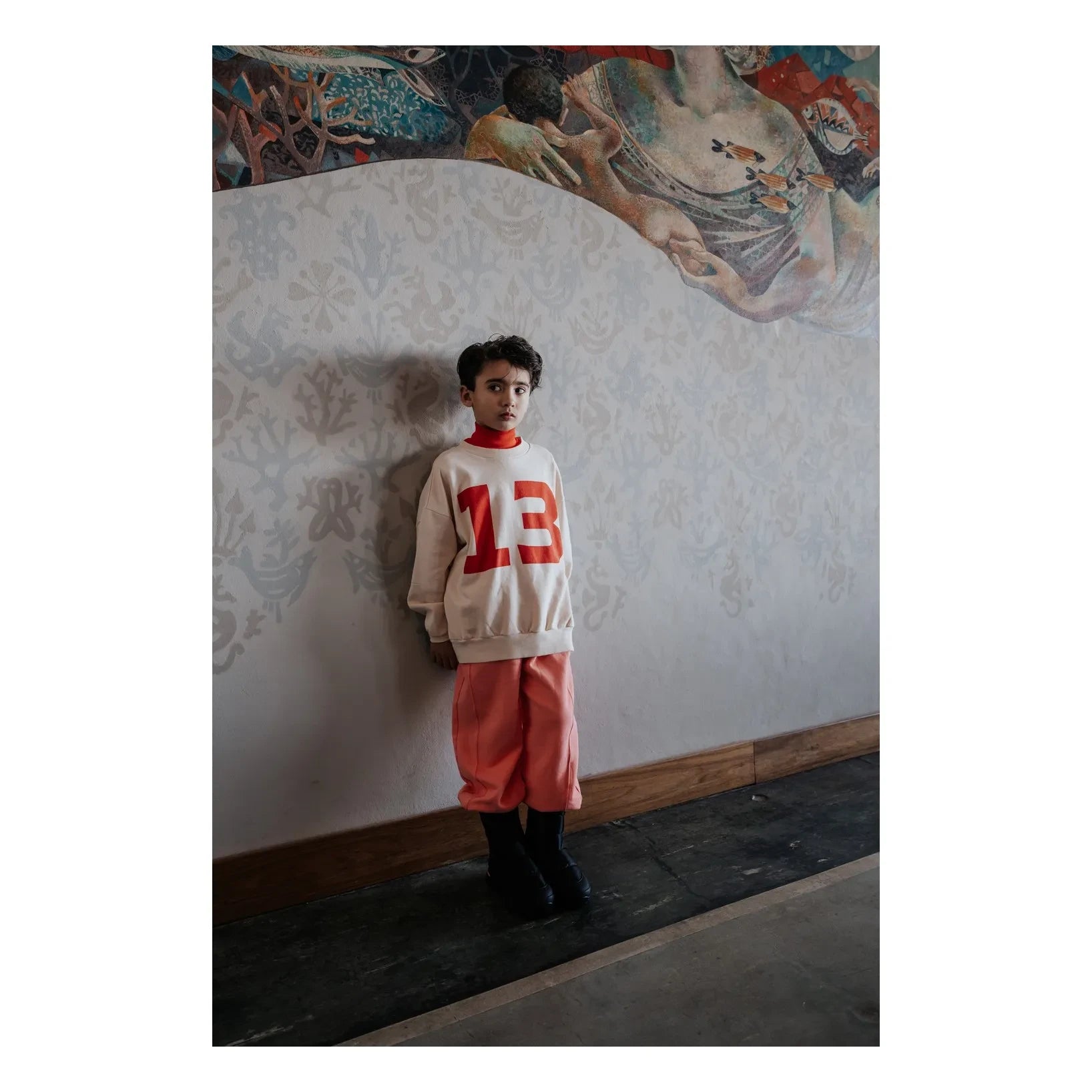 Repose AMS - 13 Organik Pamuklu Sweatshirt | Ekru