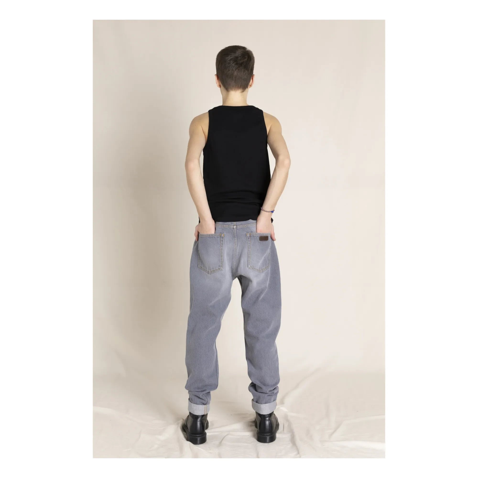 Finger in the nose - Ollibis Bol Jean | Denim gri