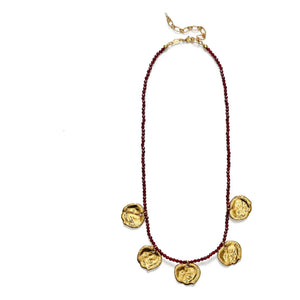 Anni Lu - Dream Catcher Halskette | Bordeaux