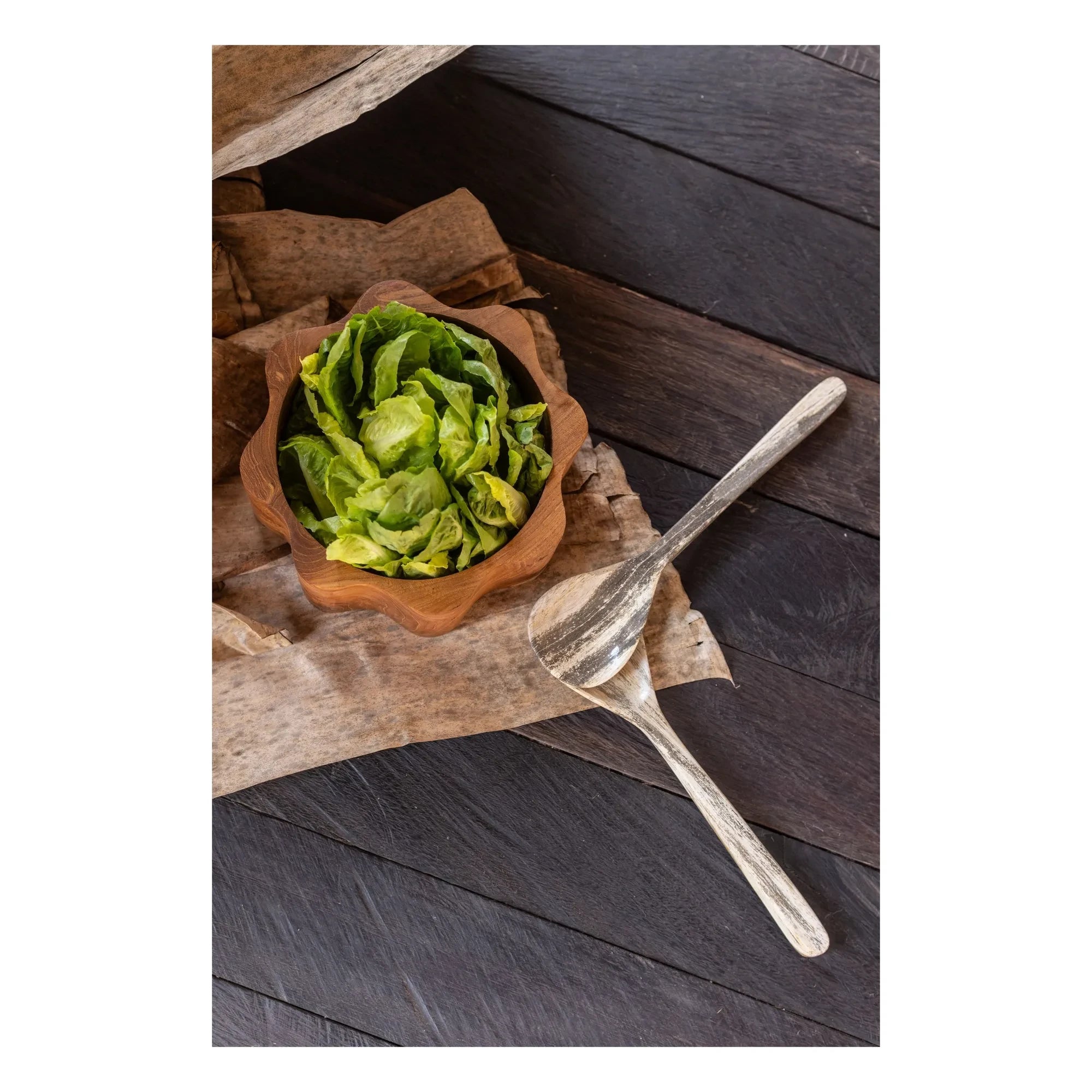 Woodmata - Teak Schale Fleur | Teak