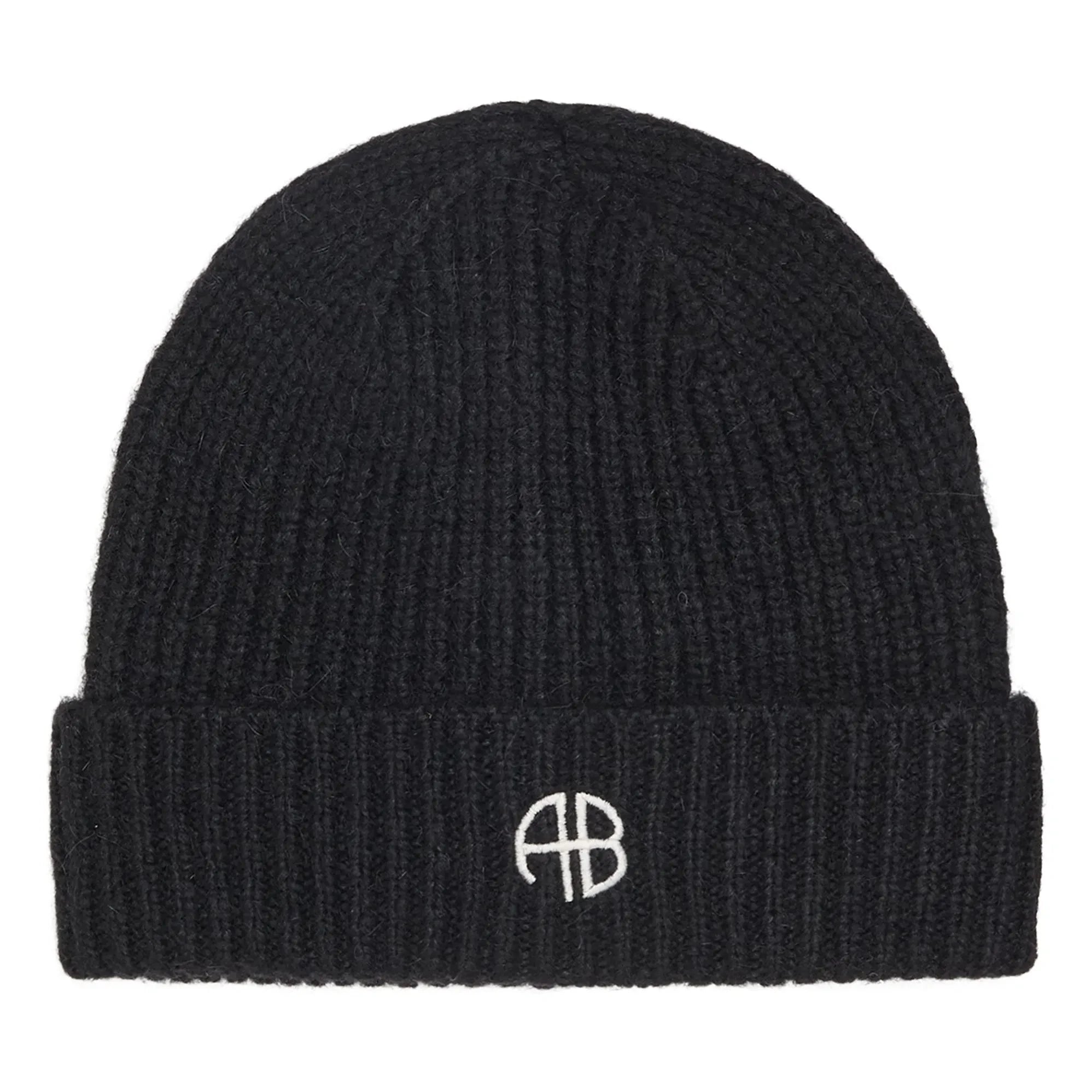 Anine Bing - Elia Wool and Alpaca Beanie | Black