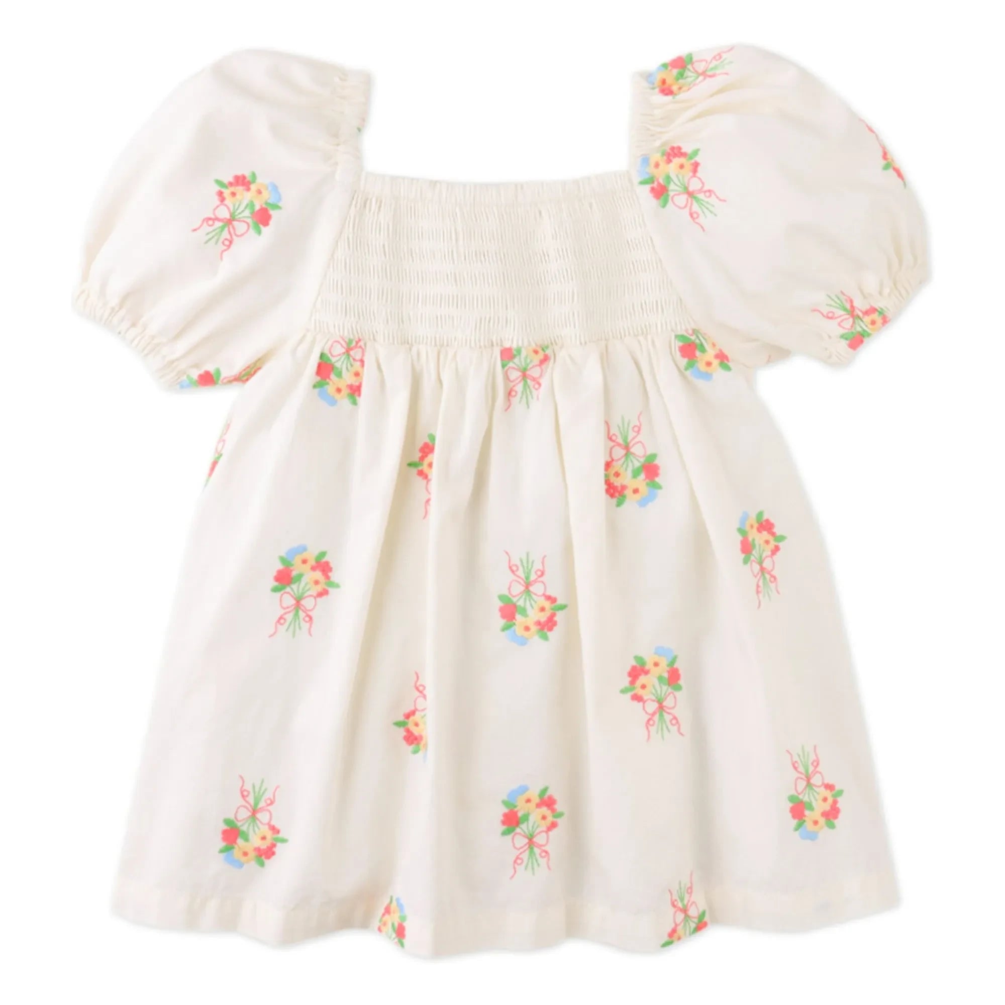 Gingersnaps - Gigi besticktes Kleid | Weiß