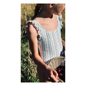Soor Ploom - Thelma Floral Recycled Fiber Badeanzug Soor Ploom X Canopea | Ecru
