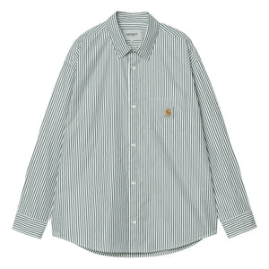 Carhartt WIP - Daldry Çizgili Gömlek | Açık Mavi