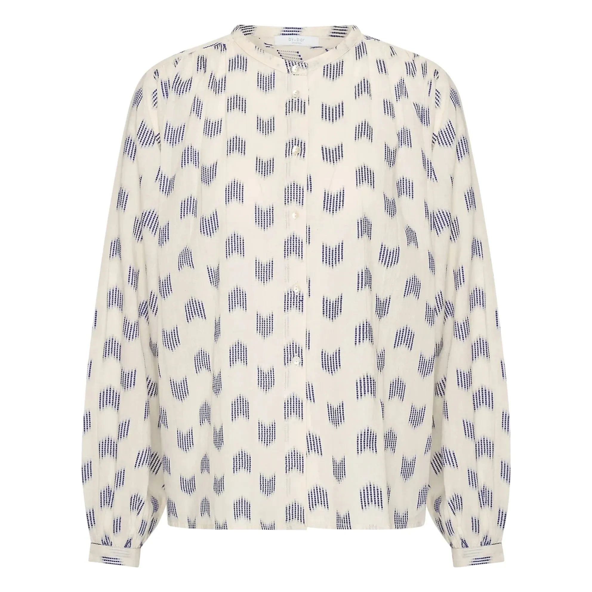 By Bar - Nyka Oase Baumwollbluse | Blau