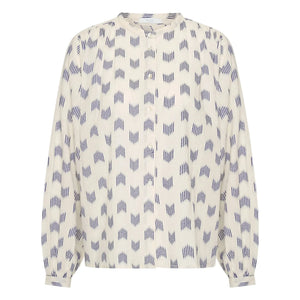 By Bar - Nyka Oase Baumwollbluse | Blau