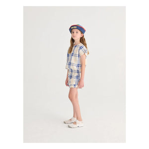 Bobo Choses - Organic cotton plaid top | White