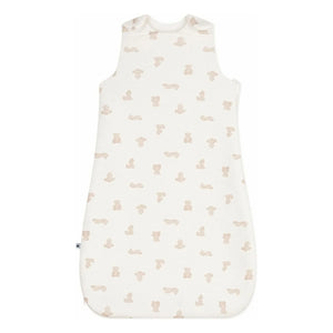 Petit Bateau – Schlafanzug mit Bärenmotiv aus Bio-Baumwolle | Weiß
